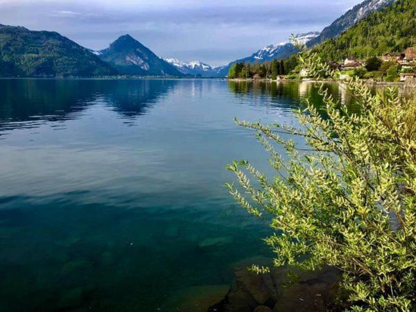 Privatzimmer Am Thunersee Apartment Leissigen Exterior photo
